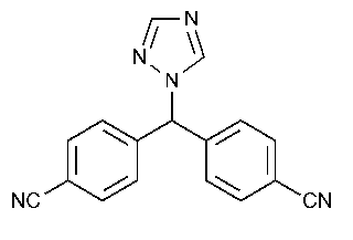 picture of letrozole chemical structure