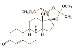 picture of the chemical structure of yk11